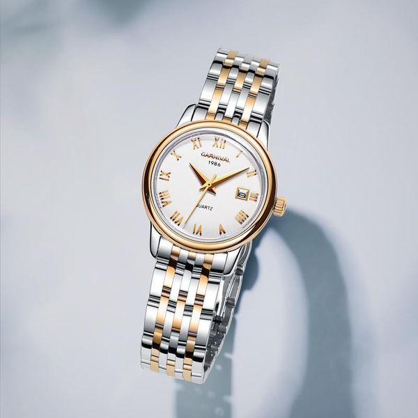 wristwatches carnival ladies fashion watch casual elegan with sapphire mirror stainless steel strap quartz watches 50802, Slivery;brown
wristwatches carnival ladies fashion watch casual elegan with sapphire mirror stainless steel strap quartz watches 50802, Slivery;brown