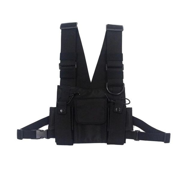 men tactical shoulder bags chest rig bag hip hop streetwear functional waist packs adjustable pockets waistcoat kanye west
men tactical shoulder bags chest rig bag hip hop streetwear functional waist packs adjustable pockets waistcoat kanye west