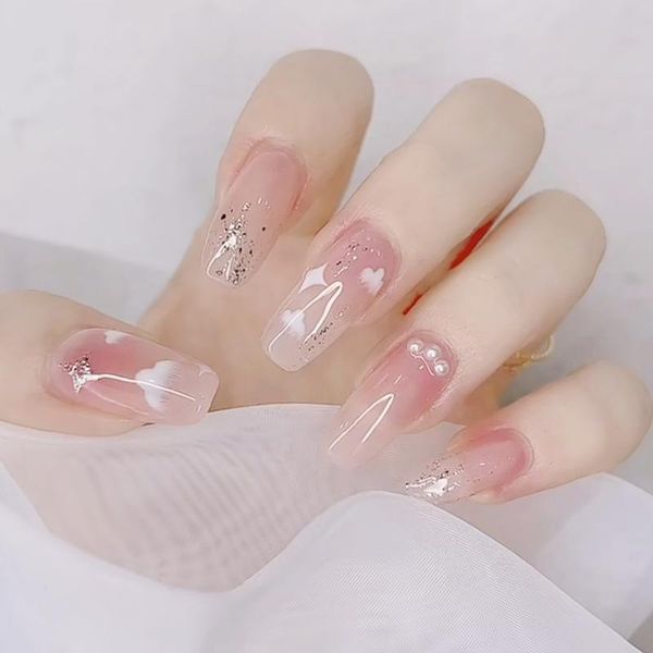 false nails 24pcs clouds printed nail patch glue type removable long paragraph fashion manicure save time sana889, Red;gold
false nails 24pcs clouds printed nail patch glue type removable long paragraph fashion manicure save time sana889, Red;gold