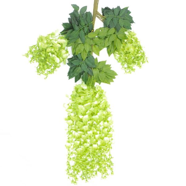 decorative flowers & wreaths 1pc green rattan strip wisteria artificial flower craft fake silk vine wedding home party bouquet diy kids room
decorative flowers & wreaths 1pc green rattan strip wisteria artificial flower craft fake silk vine wedding home party bouquet diy kids room