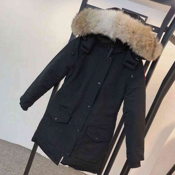 women's winter outdoor leisure sports down jacket white windproof parker long leather collar hat warm fashion classic jackets, Black
women's winter outdoor leisure sports down jacket white windproof parker long leather collar hat warm fashion classic jackets, Black