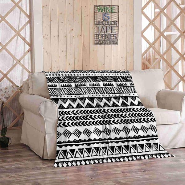 blankets kuidf boho throw blanket black white color tribal flannel bedding luxury oversized for couch bed or sofa 150x220cm
blankets kuidf boho throw blanket black white color tribal flannel bedding luxury oversized for couch bed or sofa 150x220cm