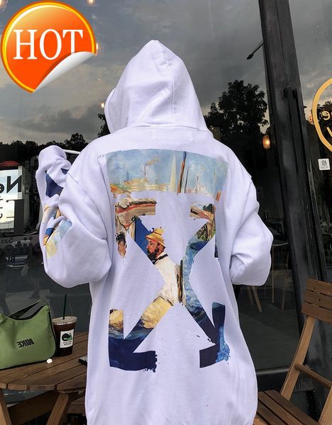 off style new fashion 2021 monet oil painting zipper cardigan couple casual hooded sweater jacket, Black
off style new fashion 2021 monet oil painting zipper cardigan couple casual hooded sweater jacket, Black
