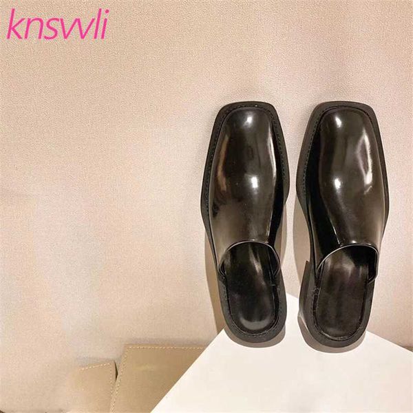 slippers black patent leather woman square toe mules shoes women spring loafers fashion low heels zapatos de mujer
slippers black patent leather woman square toe mules shoes women spring loafers fashion low heels zapatos de mujer
