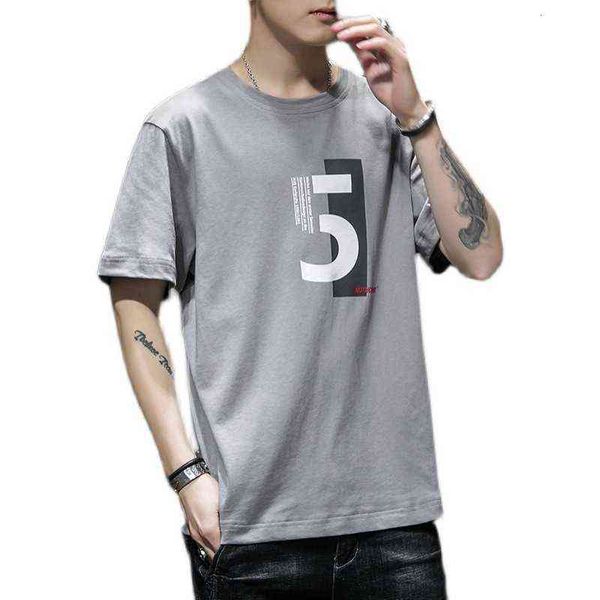 men's xinjiang cotton t-shirt short sleeve 2021 summer trend loose half base t-shirt, White;black
men's xinjiang cotton t-shirt short sleeve 2021 summer trend loose half base t-shirt, White;black