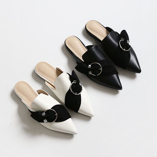 flip flop baotou half slipper women's summer wear sandals without heels slothful flat bottom muller shoes women, Black
flip flop baotou half slipper women's summer wear sandals without heels slothful flat bottom muller shoes women, Black