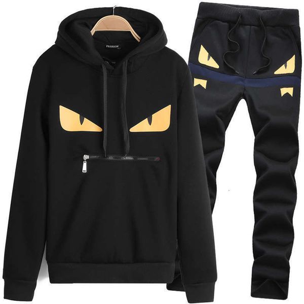 and men's tracksuits spring autumn large size suit youth pullover sweater little monster korean hoodie casual sportswear, Gray
and men's tracksuits spring autumn large size suit youth pullover sweater little monster korean hoodie casual sportswear, Gray