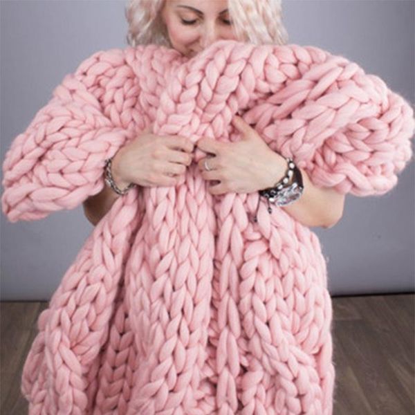 hand knitted chunky blanket thick yarn weighted wool bulky knitting throw warm winter home sofa bed throws blankets
hand knitted chunky blanket thick yarn weighted wool bulky knitting throw warm winter home sofa bed throws blankets