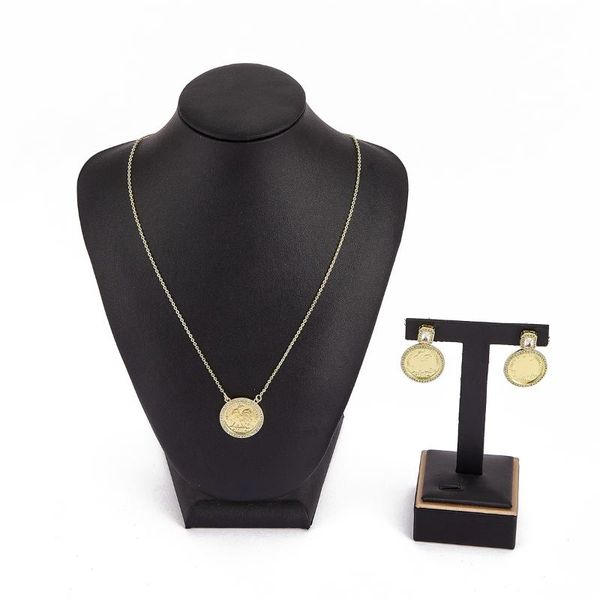 earrings & necklace 2021 may selling accessories coin wedding jewelry set for women luxuy copper high quality, Silver
earrings & necklace 2021 may selling accessories coin wedding jewelry set for women luxuy copper high quality, Silver