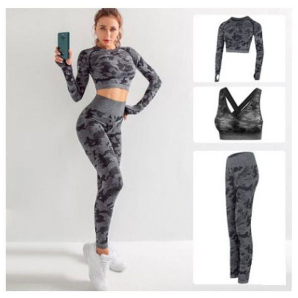 yoga outfit push up fitness sport suit seamless women set long sleeve clothing 2/3 pcs female gym suits wear running clothes
yoga outfit push up fitness sport suit seamless women set long sleeve clothing 2/3 pcs female gym suits wear running clothes