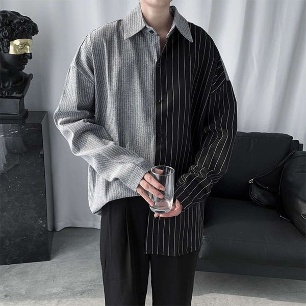 men's casual shirts shirtstriped men's korean version loose trend versatile handsome shirt 3gri, White;black
men's casual shirts shirtstriped men's korean version loose trend versatile handsome shirt 3gri, White;black