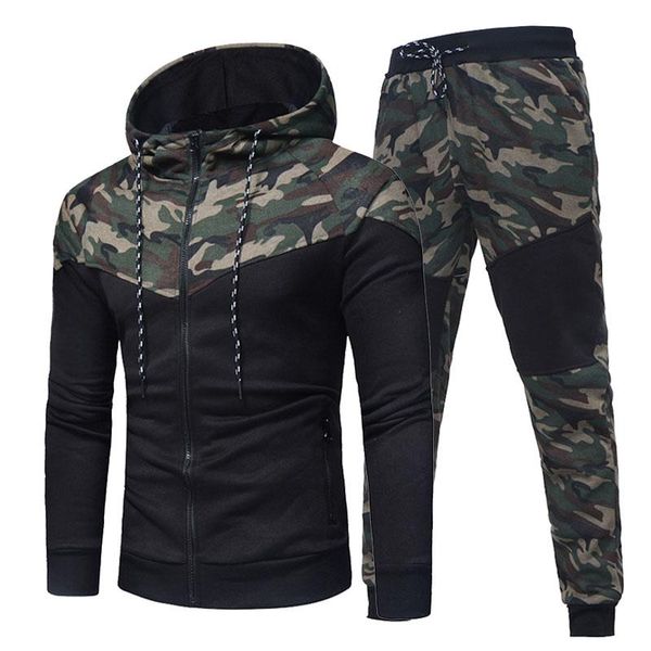 men's tracksuits mens camouflage patchwork hoodies sets male zipper jacket+pants 2pc tracksuit sportwear autumn jogging brand suit plus, Gray
men's tracksuits mens camouflage patchwork hoodies sets male zipper jacket+pants 2pc tracksuit sportwear autumn jogging brand suit plus, Gray