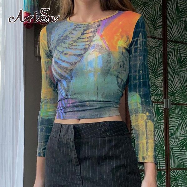 women's t-shirt retro tie dye print y2k t-shirts women techwear contrast patchwork o neck long sleeve autumn tee casual spring, White
women's t-shirt retro tie dye print y2k t-shirts women techwear contrast patchwork o neck long sleeve autumn tee casual spring, White