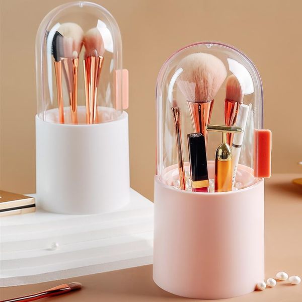 lady's cosmetic storage case make up brush box makeup tool pen nail polish transparent with cover organizer bucket boxes & bins
lady's cosmetic storage case make up brush box makeup tool pen nail polish transparent with cover organizer bucket boxes & bins