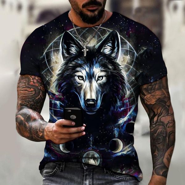 men's t-shirts 2021 3d printing wolf pattern short sleeve t-shirt fashion casual street loose, White;black
men's t-shirts 2021 3d printing wolf pattern short sleeve t-shirt fashion casual street loose, White;black