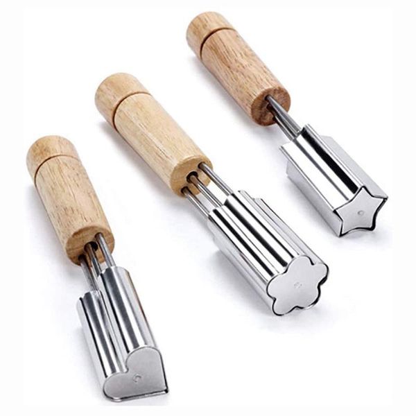baking moulds star heart flower shape vegetables cutter wood handle easy use cook tools stainless steel fruit cutting die kitchen gadgets
baking moulds star heart flower shape vegetables cutter wood handle easy use cook tools stainless steel fruit cutting die kitchen gadgets