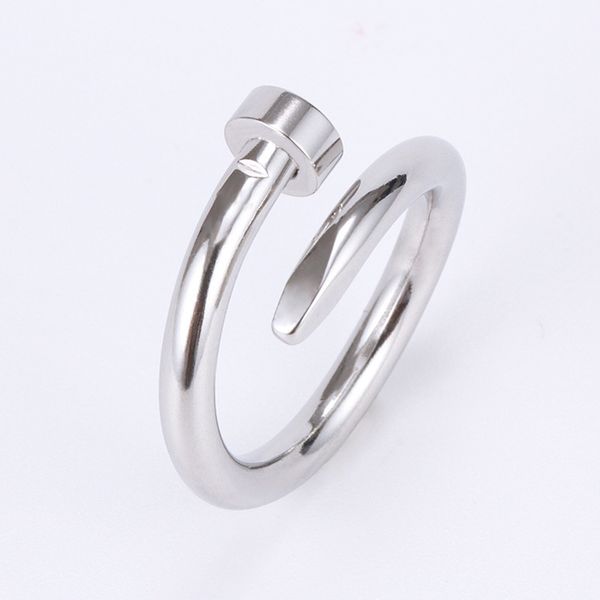 designer ring love jewelry titanium steel single nail ring european and american fashion street hip hop casual couple classic gold7495800, Silver
designer ring love jewelry titanium steel single nail ring european and american fashion street hip hop casual couple classic gold7495800, Silver