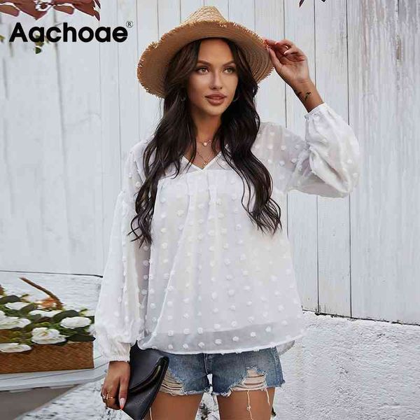 spring summer loose casual lace chiffon blouse women v neck polka dot shirt transparent long sleeve chic 210413, White
spring summer loose casual lace chiffon blouse women v neck polka dot shirt transparent long sleeve chic 210413, White