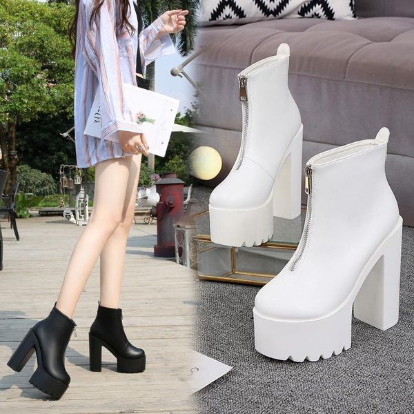 boots 2021 fashion autumn women ankle leather black female high heels shoes ultra platform round toe lady shoe
boots 2021 fashion autumn women ankle leather black female high heels shoes ultra platform round toe lady shoe