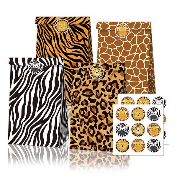 gift wrap 12pcs jungle safari animals paper bags birthday party candy box decorations kids baby shower supplies
gift wrap 12pcs jungle safari animals paper bags birthday party candy box decorations kids baby shower supplies