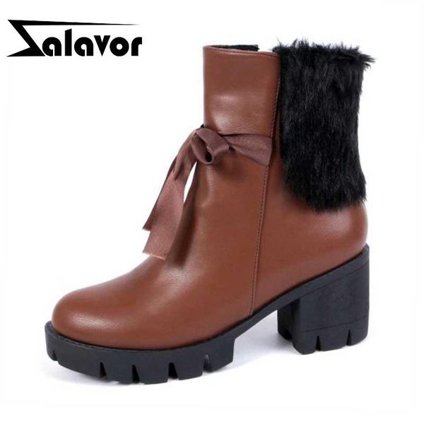 boots zalavor fashion women high heel bowknot warm fur shoes platform winter ankle party size 31-44, Black
boots zalavor fashion women high heel bowknot warm fur shoes platform winter ankle party size 31-44, Black