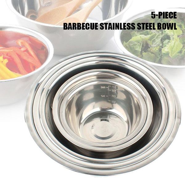 camp kitchen 5pcs picnic barbecue stainless steel bowls anti-rust outdoor tableware ena88
camp kitchen 5pcs picnic barbecue stainless steel bowls anti-rust outdoor tableware ena88