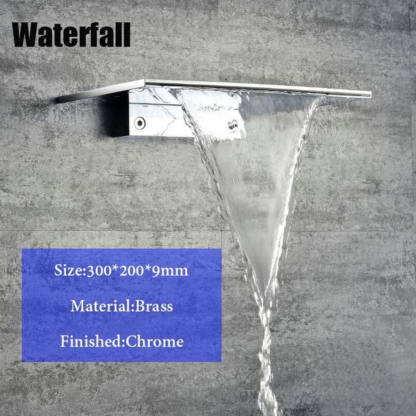 bathroom shower heads wall mounted head waterfall brass accessories chrome surface finishing 200*300mm spa showerhead douchekop
bathroom shower heads wall mounted head waterfall brass accessories chrome surface finishing 200*300mm spa showerhead douchekop