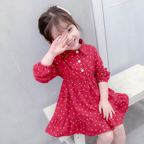 girl's dresses cute girls dress spring autumn princess toddler fashion children clothes baby casual wear 3 8y, Red;yellow
girl's dresses cute girls dress spring autumn princess toddler fashion children clothes baby casual wear 3 8y, Red;yellow