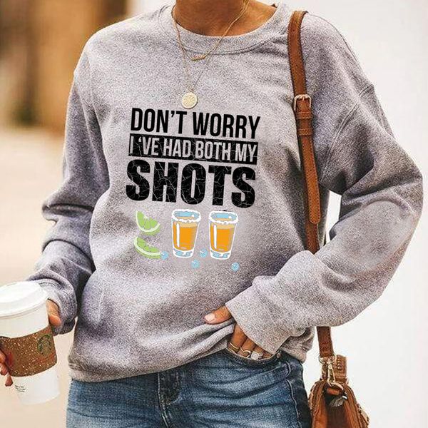 2021 autumn round neck lettered water cup printed casual long sleeved women's sweater, Black
2021 autumn round neck lettered water cup printed casual long sleeved women's sweater, Black