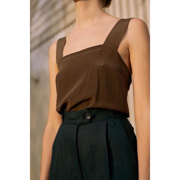 women's tanks & camis women multicolor wide shoulder square neck camisole 2021 summer simple and versatile small sling outer wear loos, White
women's tanks & camis women multicolor wide shoulder square neck camisole 2021 summer simple and versatile small sling outer wear loos, White