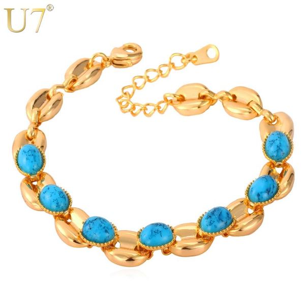 blue stone bracelet gold color turkey jewelry wholesale resizable chain for women h613 link,, Black
blue stone bracelet gold color turkey jewelry wholesale resizable chain for women h613 link,, Black