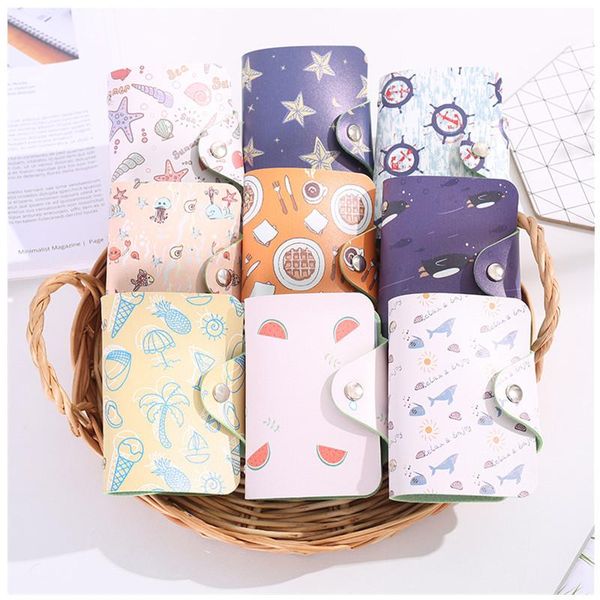 card holders women's case wallet leather visiting handbags cartoon animal pattern holder female business package, Brown;gray
card holders women's case wallet leather visiting handbags cartoon animal pattern holder female business package, Brown;gray