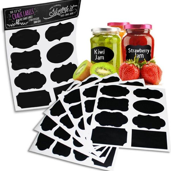 wall stickers 40/50/105pcs blackboard chalkboard kitchen spice label black jars bottles tags sticker labels
wall stickers 40/50/105pcs blackboard chalkboard kitchen spice label black jars bottles tags sticker labels