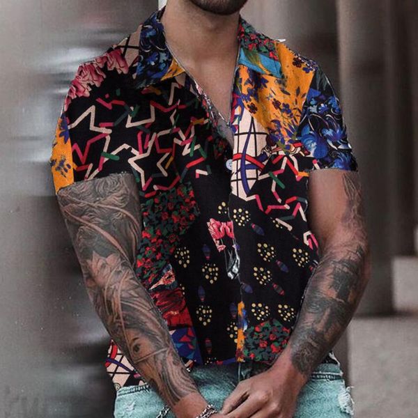 men's casual shirts summer mens linen ethnic printing beach short sleeve blouse shirt loose hawaiian floral hip hop camisa, White;black
men's casual shirts summer mens linen ethnic printing beach short sleeve blouse shirt loose hawaiian floral hip hop camisa, White;black