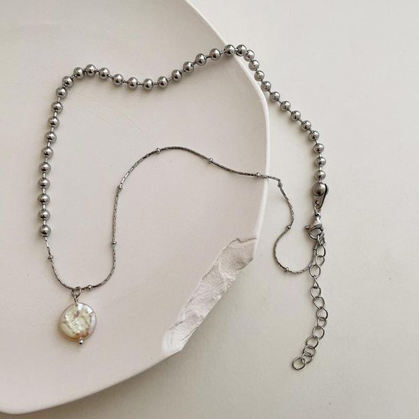 pendant necklaces korean style fashion beaded necklace female design retro clavicle chain accessories, Silver
pendant necklaces korean style fashion beaded necklace female design retro clavicle chain accessories, Silver