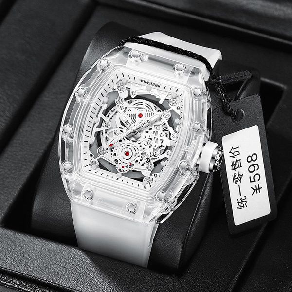 wristwatches relogio masculino trendy casual rm style mens watch kimsdun brand transparent luxury men clock waterproof silicone watches, Slivery;brown
wristwatches relogio masculino trendy casual rm style mens watch kimsdun brand transparent luxury men clock waterproof silicone watches, Slivery;brown