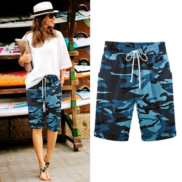 women's shorts fashion loose large size camouflage mid-waist printed drawstring, White;black
women's shorts fashion loose large size camouflage mid-waist printed drawstring, White;black