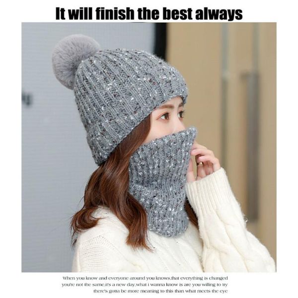 soft warm caps stretchy outdoor ski cycling cap scarf setwomens winter knitting beanie hats solid pompom & masks, Black
soft warm caps stretchy outdoor ski cycling cap scarf setwomens winter knitting beanie hats solid pompom & masks, Black