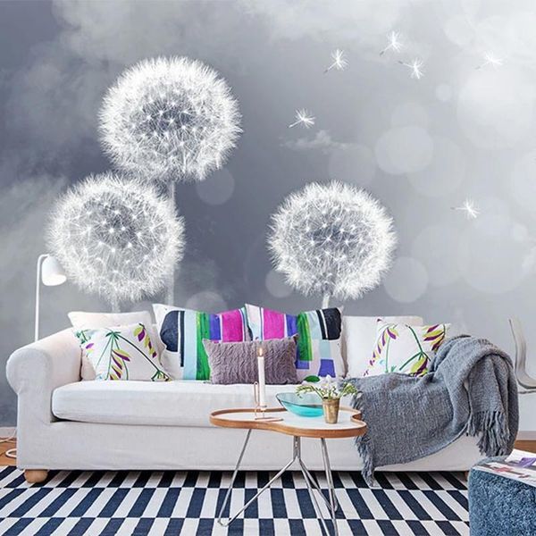 custom size simple romantic theme room decor 3d painted dandelion large murals self adhesive wallpaper bedroom living wallpapers
custom size simple romantic theme room decor 3d painted dandelion large murals self adhesive wallpaper bedroom living wallpapers