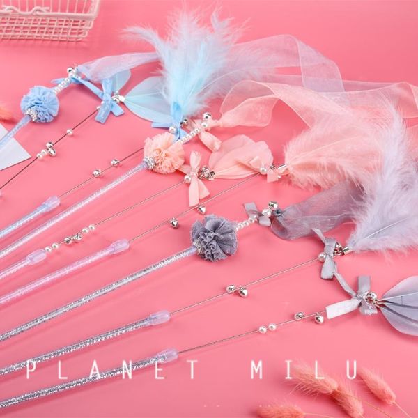 cat toys feather fairy funny stick three piece supplies tassel diy wholesale set
cat toys feather fairy funny stick three piece supplies tassel diy wholesale set