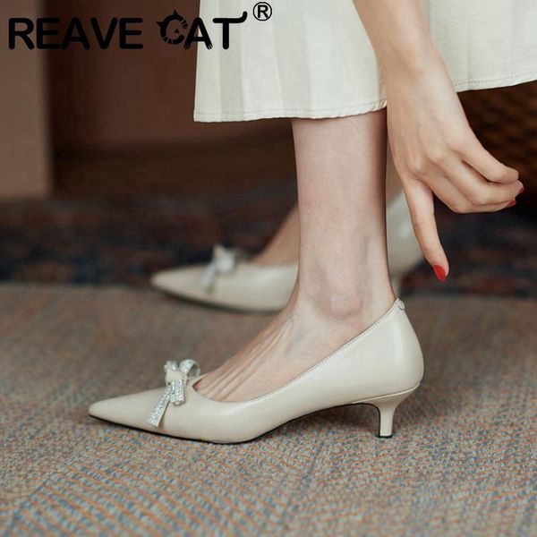 dress shoes reave cat ladies pumps 2021 pointed toe 4.5cm small heels classic bowtie pearl genuine leather soft big size 40 office a3336, Black
dress shoes reave cat ladies pumps 2021 pointed toe 4.5cm small heels classic bowtie pearl genuine leather soft big size 40 office a3336, Black