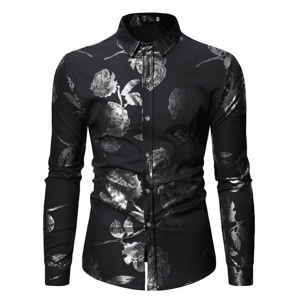 european size men's bronzing shirt, long-sleeved large men clothing, mens shirts , for casual, White;black
european size men's bronzing shirt, long-sleeved large men clothing, mens shirts , for casual, White;black
