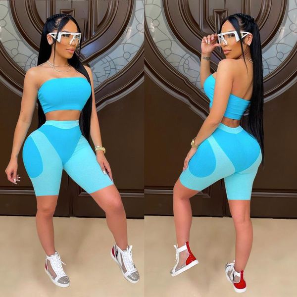 women's tracksuits two piece sports set women skinny outfits vest crop and biker shorts jogger suit summer 2021, Gray
women's tracksuits two piece sports set women skinny outfits vest crop and biker shorts jogger suit summer 2021, Gray