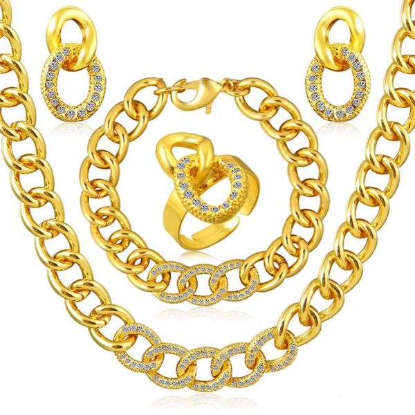 earrings & necklace jewelry sets for women gold color fashion african beads nigerian wedding bridal statement set jewellery, Silver
earrings & necklace jewelry sets for women gold color fashion african beads nigerian wedding bridal statement set jewellery, Silver