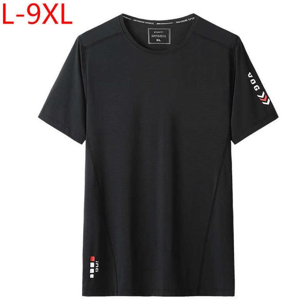 super large size -9xl quick drying summer cool men soft black short sleeve t-shirt man blue t-shirts tees 210629, White;black
super large size -9xl quick drying summer cool men soft black short sleeve t-shirt man blue t-shirts tees 210629, White;black