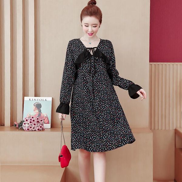casual dresses good quality plus big size women clothing 2021 spring summer style korean vestidos loose black dress female a5940, Black;gray
casual dresses good quality plus big size women clothing 2021 spring summer style korean vestidos loose black dress female a5940, Black;gray