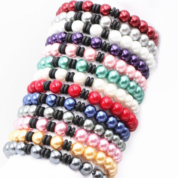charm bracelets bohemian style simulated pearl beads bangles for women ethnic charms glass pearls wristband jewelry 7.5"a671, Golden;silver
charm bracelets bohemian style simulated pearl beads bangles for women ethnic charms glass pearls wristband jewelry 7.5"a671, Golden;silver