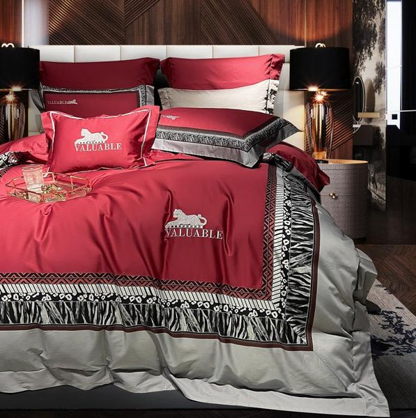 bedding sets light luxury egyptian long staple cotton set horse leopard embroidery duvet cover sheet pillowcase king 4 pcs
bedding sets light luxury egyptian long staple cotton set horse leopard embroidery duvet cover sheet pillowcase king 4 pcs