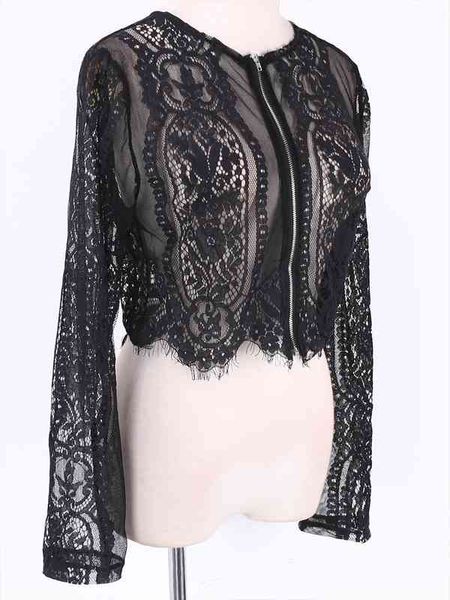 Fashion Women Ladies Slim Lace Flore Shirt Crop Tops Long Sleeve Sexy Blouse Black Summer Size S-xl, White
Fashion Women Ladies Slim Lace Flore Shirt Crop Tops Long Sleeve Sexy Blouse Black Summer Size S-xl, White