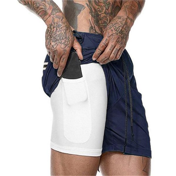 running shorts 2021 men 2 in 1 jogging gym fitness training quick dry beach short pants male summer sports workout bottoms, Black;blue
running shorts 2021 men 2 in 1 jogging gym fitness training quick dry beach short pants male summer sports workout bottoms, Black;blue